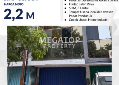 Ruko Dijual di Vikamas Timur, Investasi Strategis di Jakarta Utara